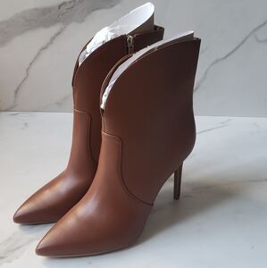 Nine West Brown Ankle Boots